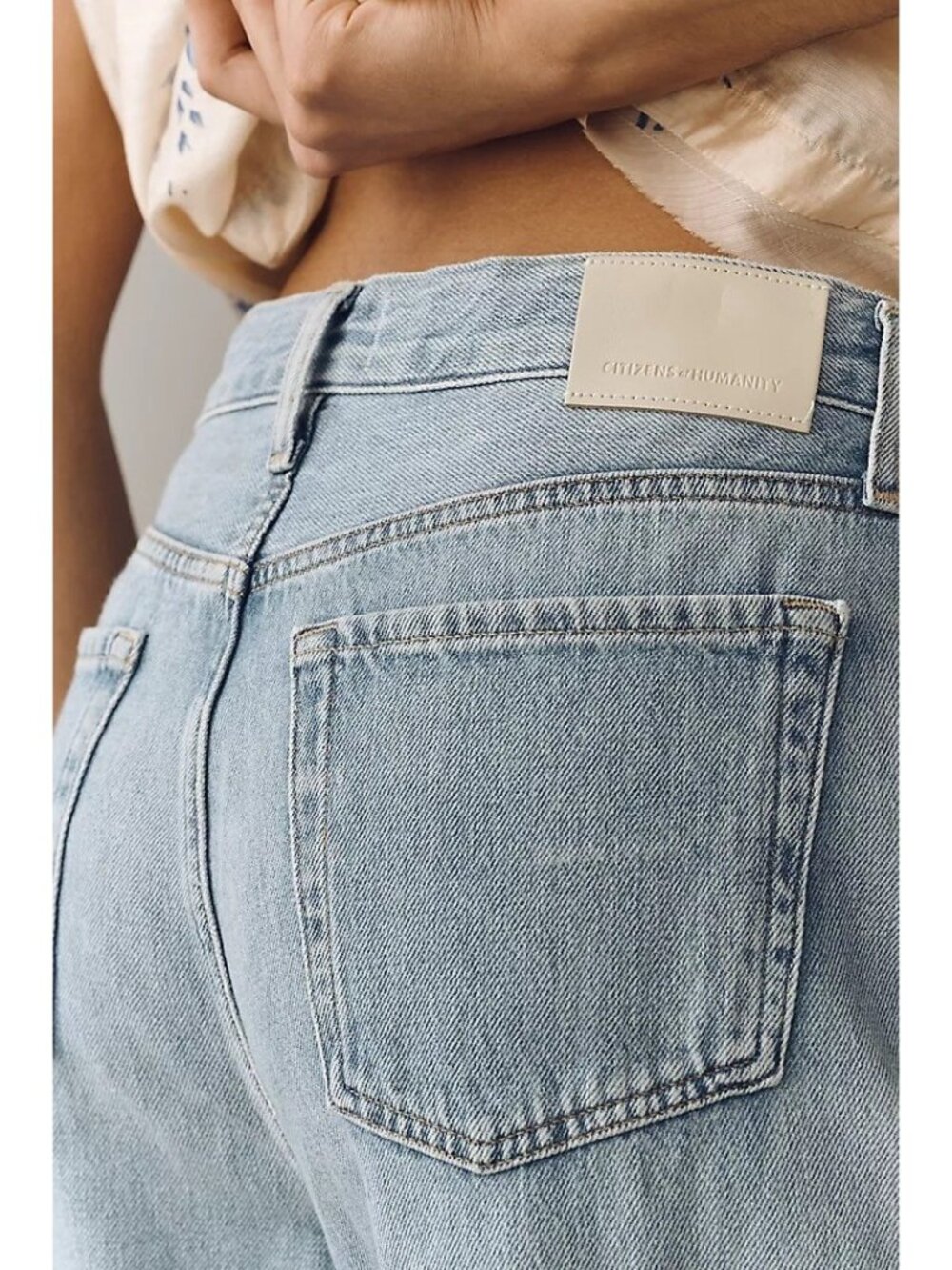 Citizens of Humanity Size 27 Miro High-Rise Tapered Crop Jeans Barrel - Picture 13 of 13